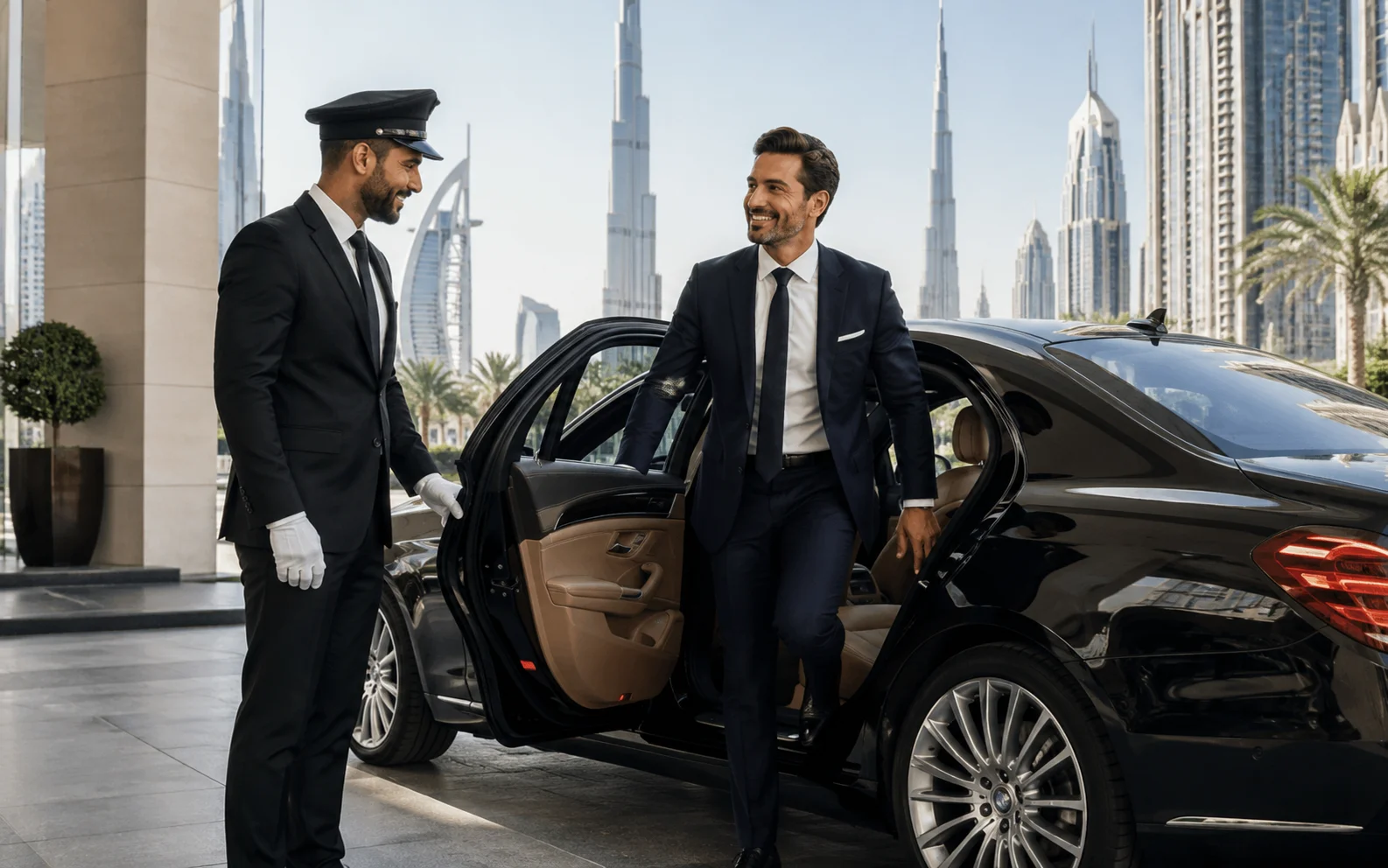 Dubai executive business concierge and hospitality setting