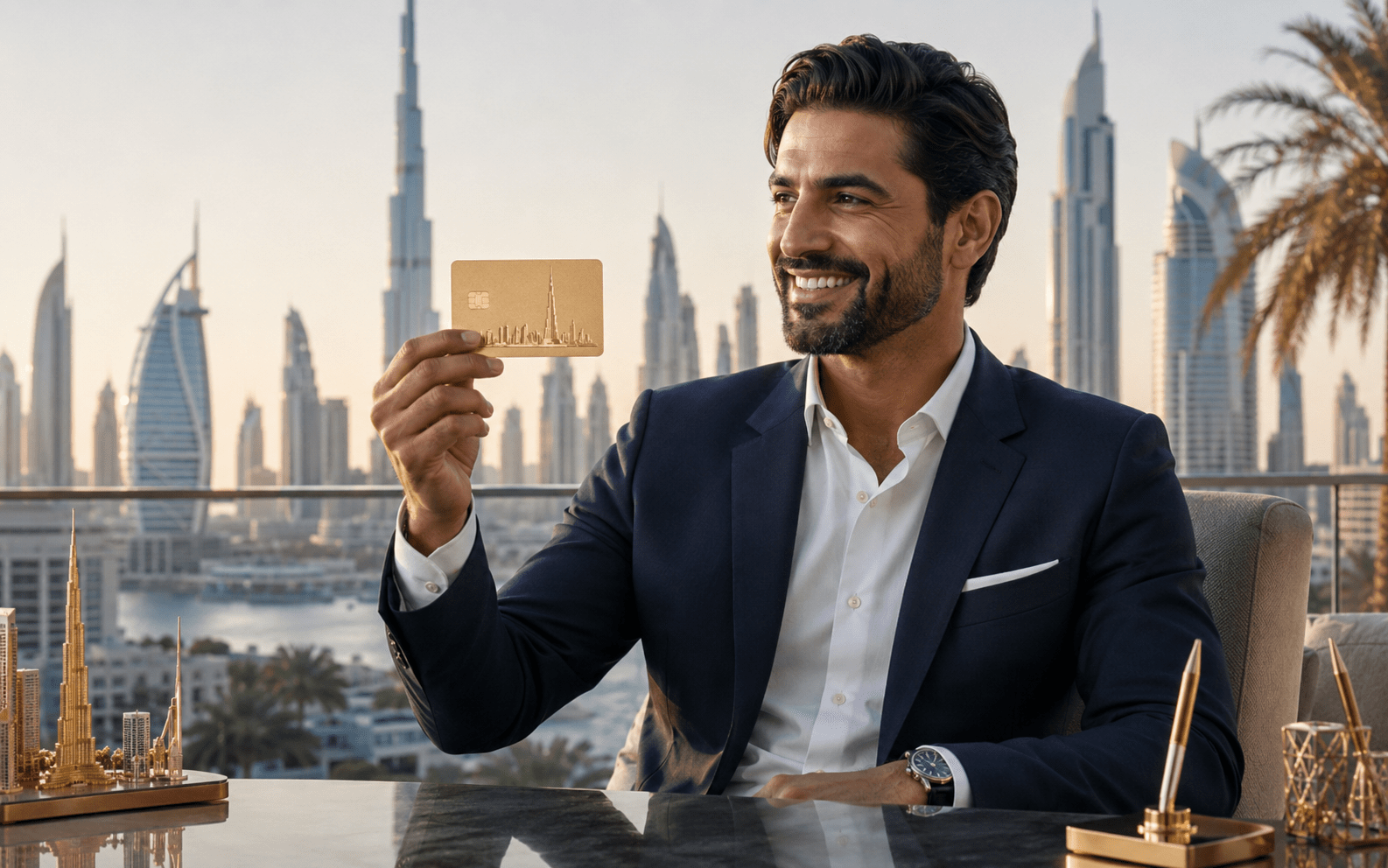 Business partners discussing UAE company structures